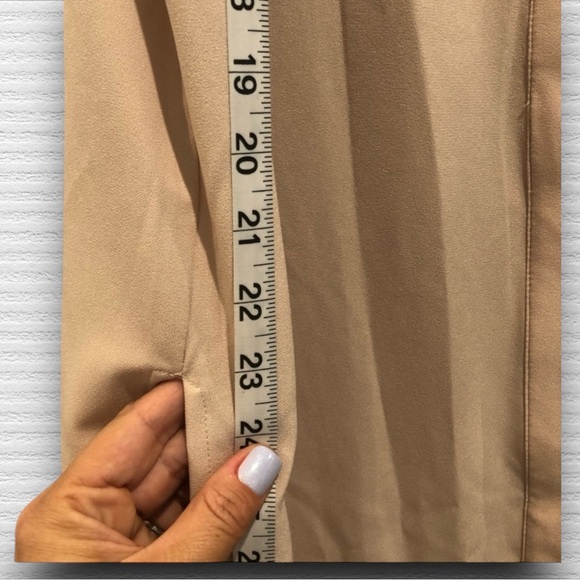 Joan Vass cream button down tunic with high slit - Picture 10 of 12